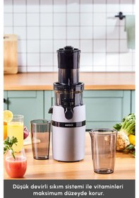 Resim Karaca Slow Juicer Yavaş Sıkım Katı Meyve Sıkacağı 