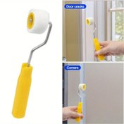 Resim Mini 2cm 3cm Boya Rulosu Fırçası Gerçek Yün İnce Saç Kısa Saç İşaretleme Mini Rulo Çekirdekli Rulo Fırça 