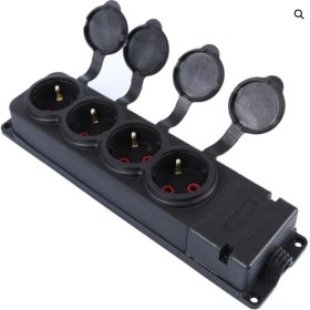 Resim Bylion 1X16A 4’lü Kauçuk Grup Priz 