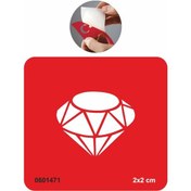 Resim Asaletli Elmas Tattoo Geçici Dövme Şablonları Kına Kalıpları 