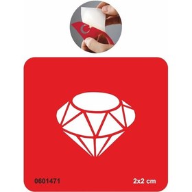 Resim Asaletli Elmas Tattoo Geçici Dövme Şablonları Kına Kalıpları 