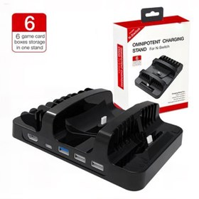 Resim YUES Switch HDMI Dock – Fonksiyonel Stand, Joy-Con ve Pro Controller Şarj 