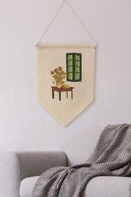 Resim Yatak Odası Pinterest Duvar Dekoru, Van Gogh Sanat Serisi, Kanvas Flama Askılı Duvar Örtüsü NO:459 - Renkli - 4 / 21 x 30 