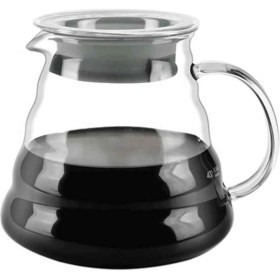 Resim Tekno Trust Neopren Cam Drip Kahve Servis Sürahisi - Drip Coffee Server - 600 ml - Isıya Dayanıklı Borosilikat 