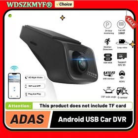 Resim Adas Dashcam 1080p Kamera Arabalar İçin Wıfı App Araba Dvr'ı Evrensel Video X176-wıfı-1080p-32g 