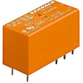 Resim Schrack Rt Serisi 24 Vac 2 C/o 8a Pcb Röle 8 Pın Rt 424524 