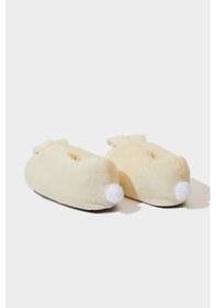 Resim Defacto Kız Çocuk Tavşan Düz Taban Panduf F1950a825wnyl216 Sarı 