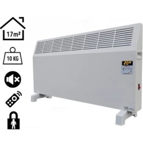 Resim Elektrokonfor Konvektör 1500W Dijital Elektrikli Isıtıcı Beyaz 