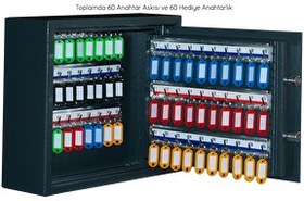 Resim Mühlen Key Box 60 Dijital Şifreli & Anahtarlı Çelik Anahtar Kasası 