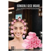 Resim Serenity Haven Renkli Süngerli Gece Bigudisi 3 Cm, 10 Adet, Profesyonel Kalite 