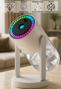 Resim Kensa Mio Ah8 Rgb 280ml Yıldız Işıklı Projektör Hava Nemlendirici Beyaz 