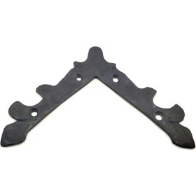 Resim Uravas Store Antika Tarz Dekoratif Pirinç Köşe Gönye - Üst, 133X133 Mm, Oksit 