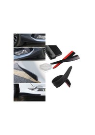 Resim Üniversal Her Araca Uyumlu Esnek Tampon Köşesi Koruma Bandı Tampon Köşe Koruyucu Şerit Yumuşak Bant 2 Parça Siyah 35 Cm 00 Şüscaroto Aksesuar 