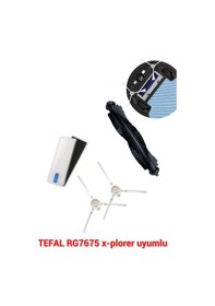 Resim Tefal Uyumlul Uyumlu Rg7675 X-plorer Serie 75 Mop Akıllı Robot Süpürge Yedek Parça 