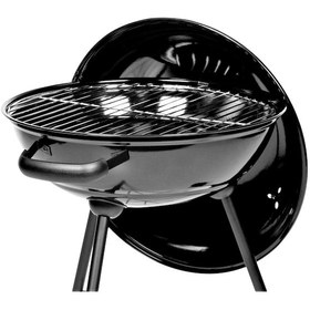 Resim Yuvarlak Mangal Pamola Siyah Kömürlü Barbekü Mangal 