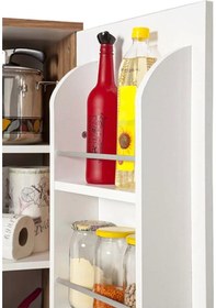 Resim 2 Kapaklı 90 Derece Açılır Kapak Çok Amaçlı Mutfak Kiler Dolabı 