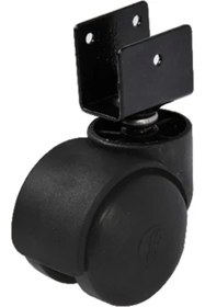 Resim PAZAR DÜNYASI 415 - Büro Tipi Kısa U Tablalı Tekerlek - 4 Adet ( Lisinya ) 