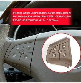 Resim Pazly Mercedes Direksiyon Kontrol Düğmeleri Anahtarı Değiştirme K19389bl-10 