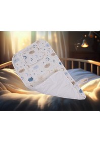 Resim Müslin Erkek Bebek Alt Açma Minderi - Bakım Pedi 