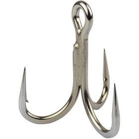 Resim Mustad Jaw Lok 5x Strong Üçlü Olta İğnesi Jl75np No:2-0 - 5lı 
