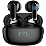 Resim Siyah Samsung Galaxy A54 A53 A15 Dijital Ekran Gürültü Azaltma Dayanıklılık Kablosuz Kulaklık Basit Ve Şık Bluetooth Kulaklık 