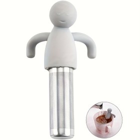 Resim 1 adet Silikon saç tokası Saplı Paslanmaz Çelik İnce Örgü Çay Infuser - Kupalar ve Kavanozlar Üzerinde Kolay Askı Yapmak İçin Dayanıklı Dökülmüş Yaprak Çay Süzgeci, Siyah, Yeşil, Bitkisel ve Beyaz Çay İçin Mükemmel, Çay Süzgeci 