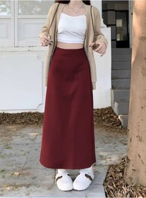 Resim CNG MODA Scuba Kumaş Kalem Etek 