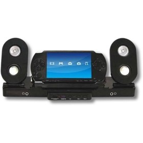 Resim YUES Psp Multi Speaker Stand Psp Hoparlör 2.1 (PSP 2000 / 3000 UYUMLU) 
