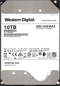 Resim WD WD100EMAZ 3.5" 10 TB 5400 RPM SATA 3 HDD 
