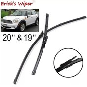 Resim Erick'in Silecek Ön Silecek Lastikleri Mini Countryman R60 2010 - 2016 Ön Cam Ön Cam Pencere Araba Yağmur Fırçaları 