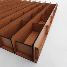 Resim Woodbu Hobi Araba Rafı 50 Araç 