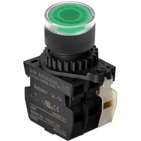 Resim Autonics S2pr-p3gablm ,kontak-1a1k Yeşil-220v Yaylı M22 Buton 