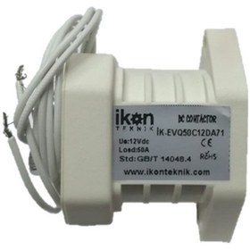 Resim İKON TEKNİK EVQ50C12DA71 Kontaktör 50A 12V 750V SPST NO Yardımcı Kontaklı 