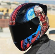 Resim Ls2 Rapıd 2 Race Zombıe Fullface Motosiklet Kaskı Siyah Camlı Siyah 