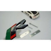 Resim Dk Jaguar R Logo Ön Panjur Vidalı 3d Krom Metal Logo Amblem 