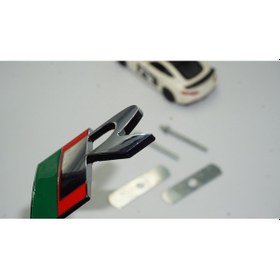 Resim Dk Jaguar R Logo Ön Panjur Vidalı 3d Krom Metal Logo Amblem 