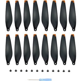 Resim Ximistore9 Djı Mavic Mini 3 Pro İçin 6030f Tipi Düşük Gürültülü Spiral Pervane Kanat Aksesuarı - Turuncu Kenar 4 Çift Paket 