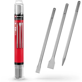 Resim 3-Parça Sds Murç Seti (Sivri, 20 mm Düz ve 40 mm Spatula, Dayanıklı 40CR Çelik) - 49190110 