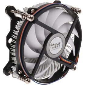 Resim 4 Pins Bilgisayar Cpu Soğutma Pwm Hayranları Durumda Sessiz Soğutucu Siyah 