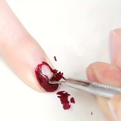 Resim Profesyonel Paslanmaz Çelik Çift Taraflı Tırnak Düzleştirici & İtici - Salon Kalitesinde UV Jel Oje Sökücü, Formaldehitsiz, Hassas Manikürler İçin Mükemmel, Salon Tırnak Sanatı|Güvenli Tutma Sapı|Profesyonel Sınıf, Tırnak Teknisyen Malzemeleri 