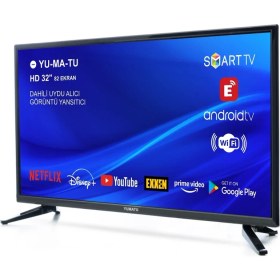 Resim Yumatu 32" 81 Ekran Uydu Alıcılı HD Android Smart LED TV 
