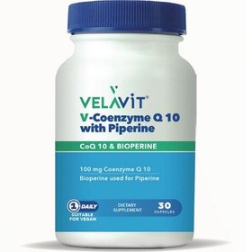Resim Velavit V-Coenzyme Q10 With Piperine 30 Kapsül 