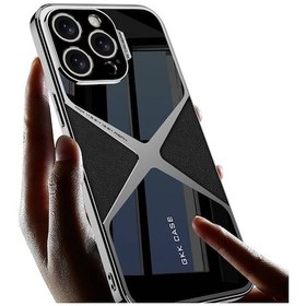 Resim İphone Uyumlu 15 Pro Uyumlu Kılıf Ultra İnce Kamera Korumalı Pc + Deri Arka Yüzey Zore X-pro Kapak-si Siyah 