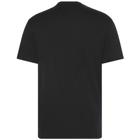Resim Calvin Klein Erkek Logo Nakışlı Supima Pamuk T-shirt - Siyah Black 