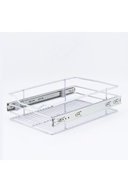 Resim Azra Mutfak Teleskopik Raylı Lüks Metal Kiler Çekmece Sepeti 50 Cm 