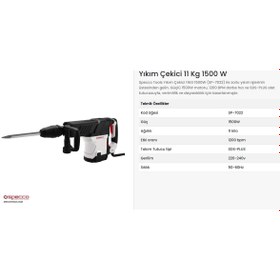 Resim Specco Kırıcı 1500w 27 J 11kg Sp7022 