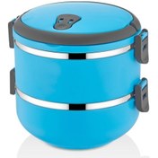 Resim Mobgift Freshbox 2 Katlı Sefer Tası Yemek Termosu Mavi N1125142 Çok Renkli 