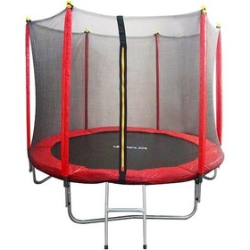 Resim Delta Fileli Korumalı 244 CM x 214 CM Trambolin 96 İnç 