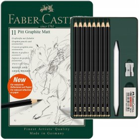 Resim Faber Castel Faber Castell Pitt Graphite Matt 11 Parça Dereceli Kalem Seti / 115220 