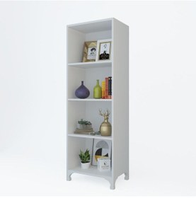 Resim Kenzlife Kitaplık Tuğçe 128 040 020 Byz Ayaklı Mutfak Dolabı Banyo Ofis Ayakkabılık Kiler 